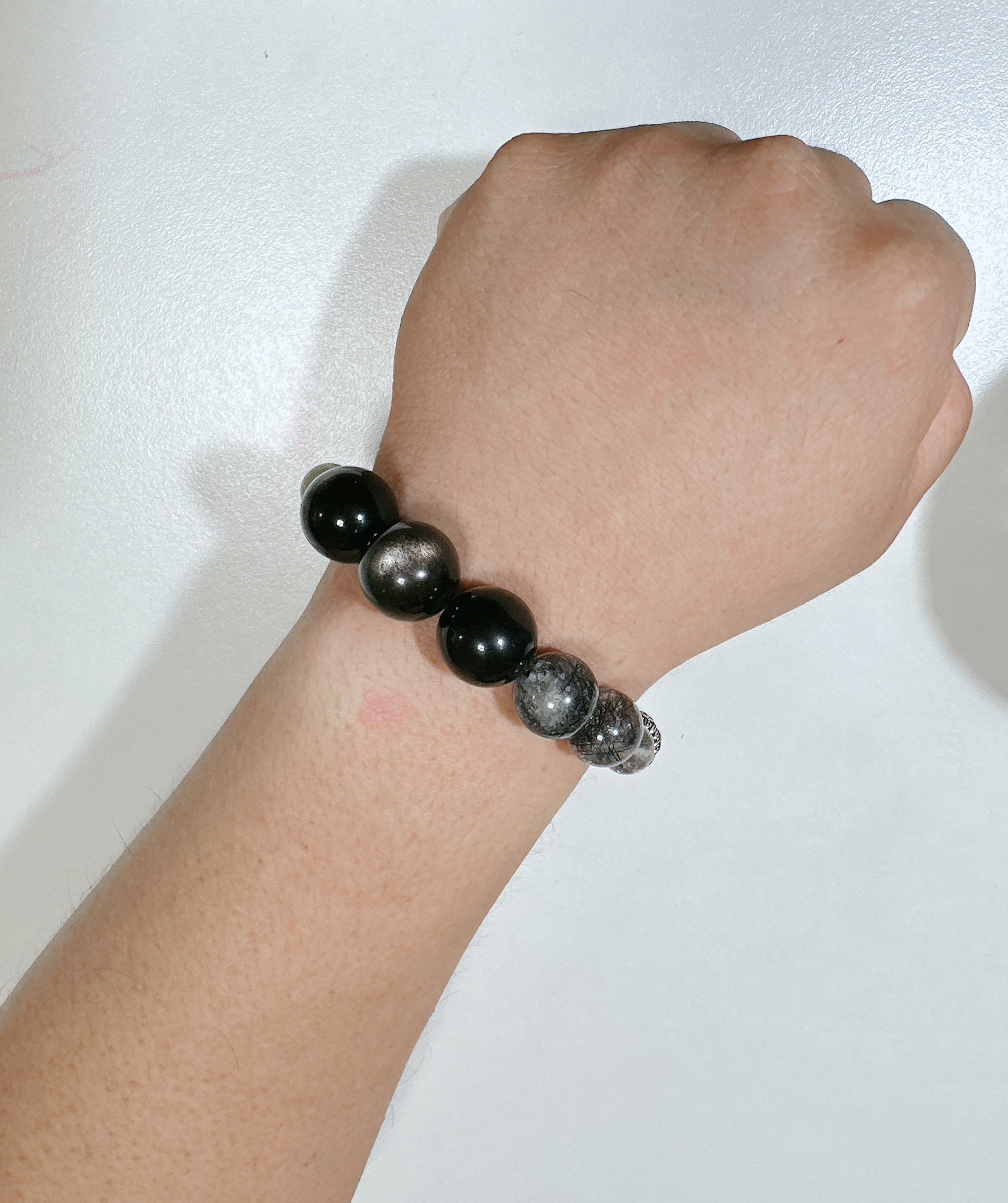 五行客製化水晶手鍊(男)啟運款