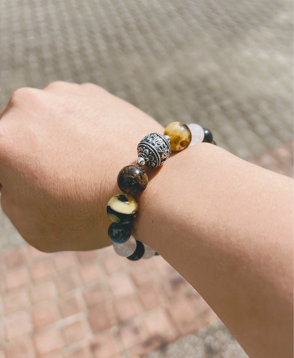 五行客製化水晶手鍊(男)盛運款