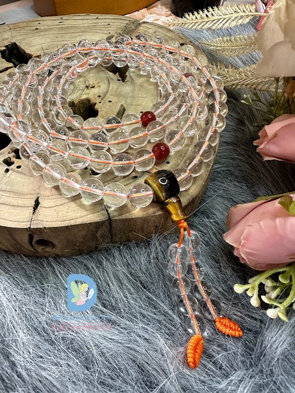 #白水晶108 #念珠 #貢佛靈修,百福千祥