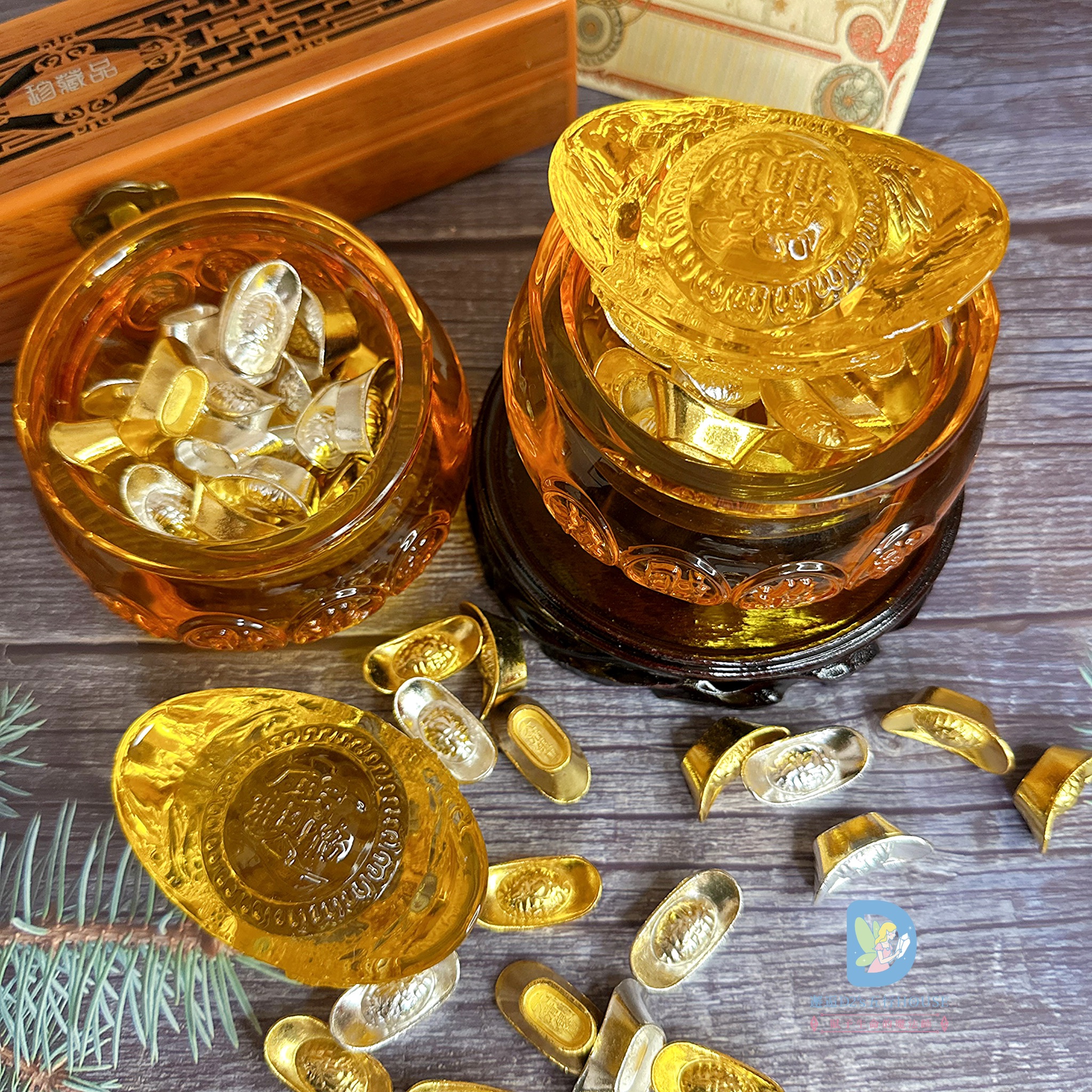 招財聚寶盆|千金萬金|助旺正偏財|聚財