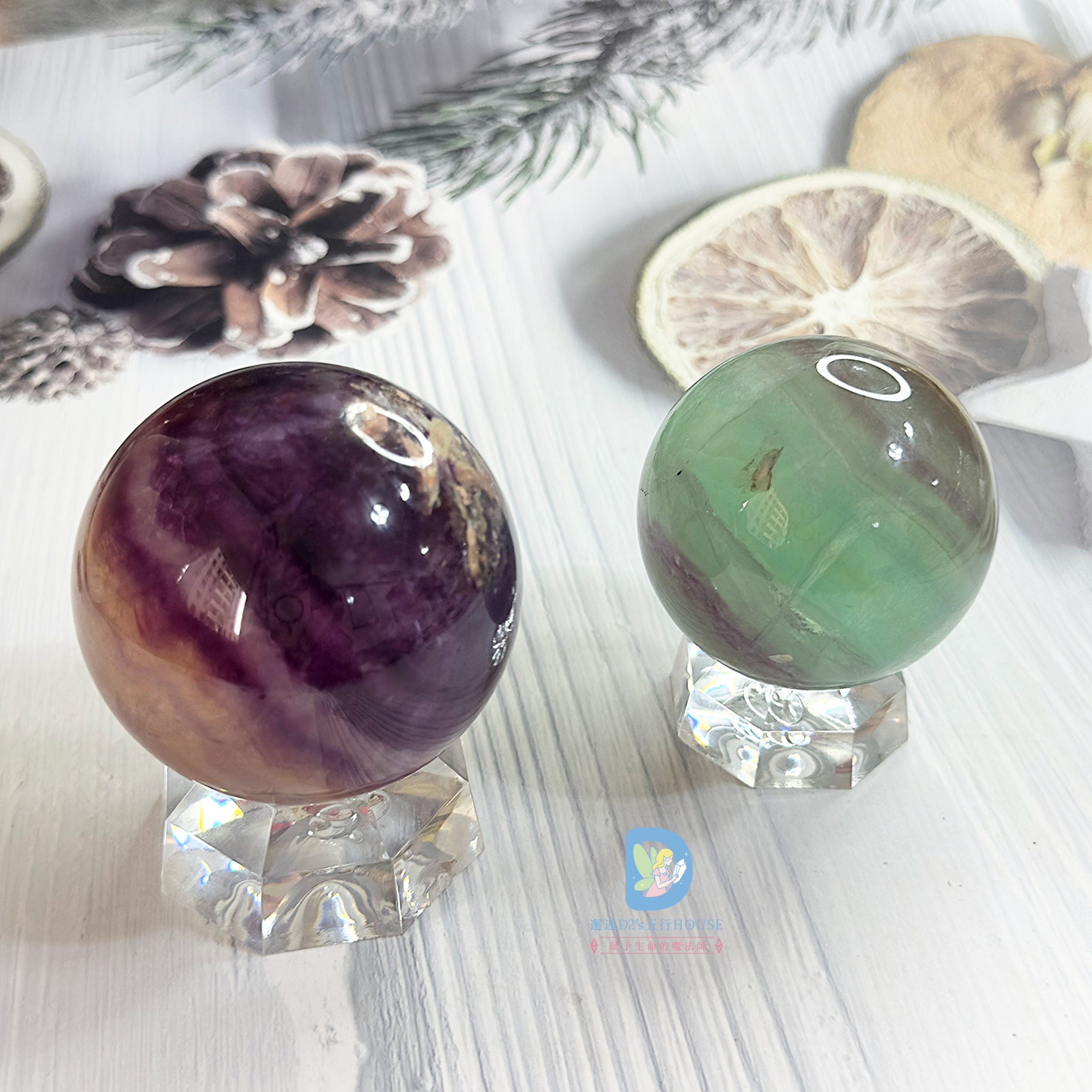 彩螢石球|原礦 - Image 5